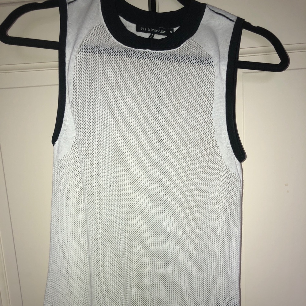 Rag and bone mesh tank top